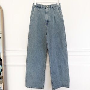 Loulou Studio Attu Wide Leg Denim Pants